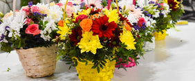 Basket Flower Arrangement Gifts Delivered to Canada