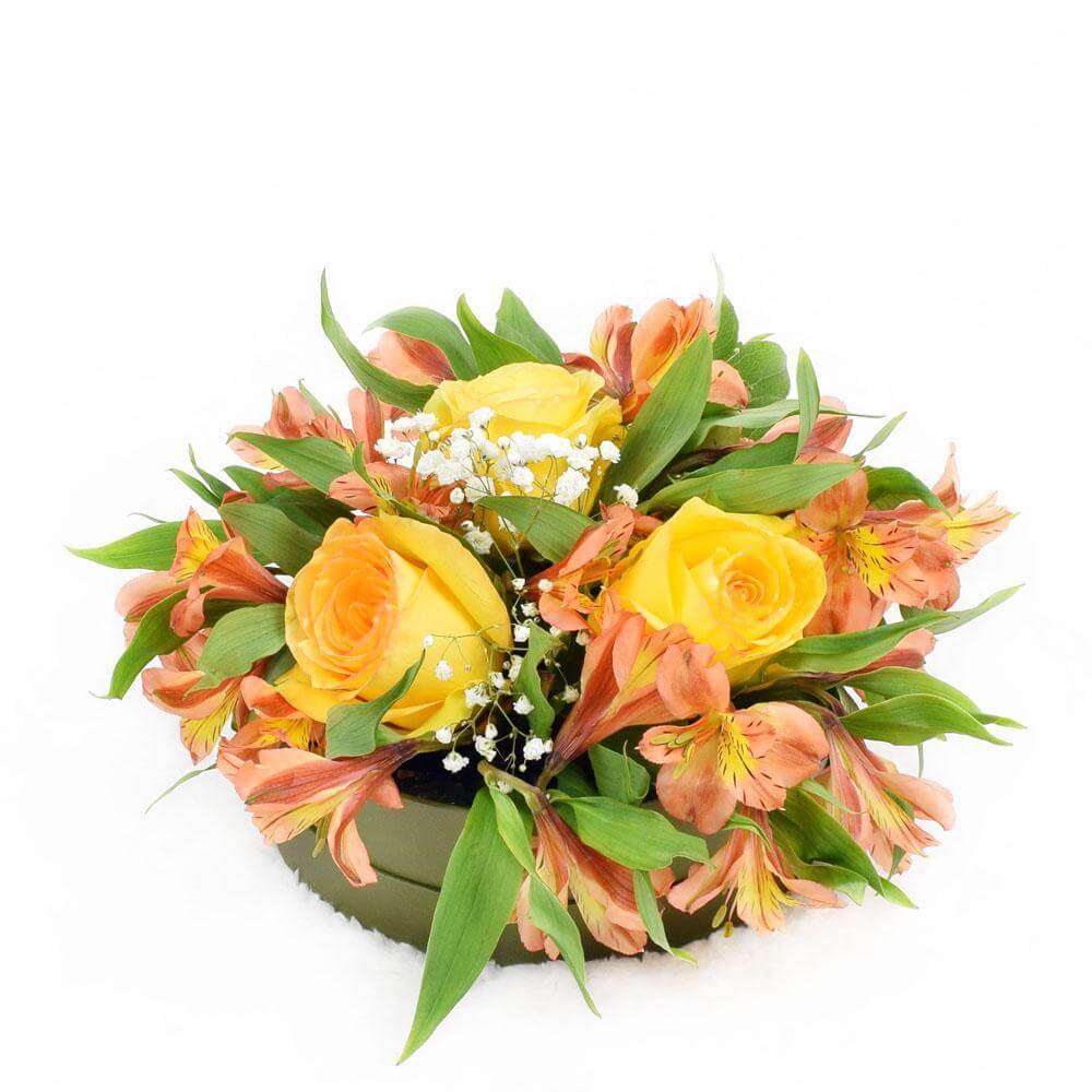 Autumnal Sunset Arrangement - Heart & Thorn - Canada flower delivery