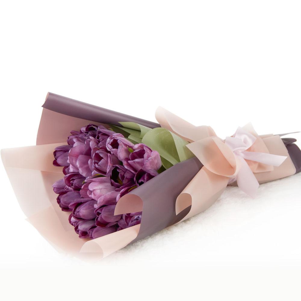 Blooming Spring Tulip Bouquet - Heart & Thorn - Canada flower delivery