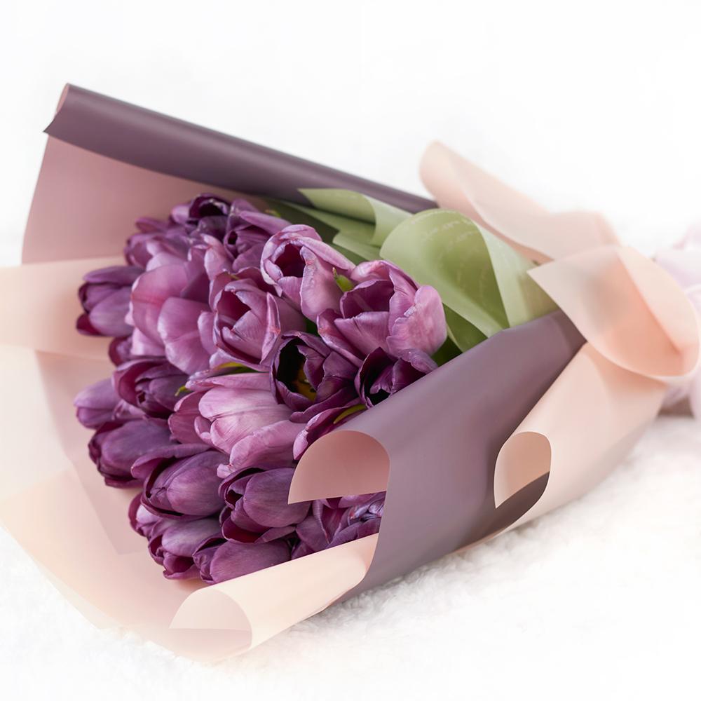 Blooming Spring Tulip Bouquet - Heart & Thorn - Canada flower delivery