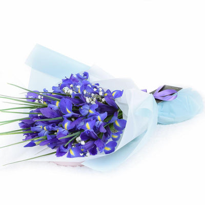 Lavish Lavender Iris Bouquet - Heart & Thorn - Canada flower delivery