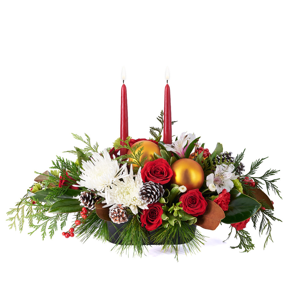 holiday, christmas, Mixed Floral Arrangement, Mix Floral Arrangement, Floral Arrangement, Set 24018-2021, holiday floral delivery, delivery holiday floral, christmas arrangement canada, canada christmas arrangement, toronto