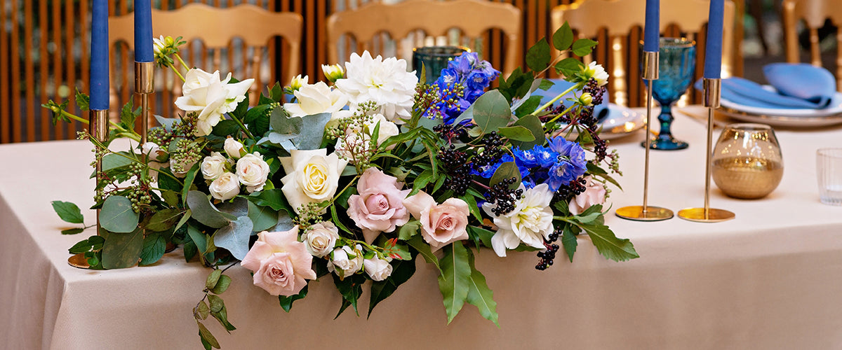Horizontal Flower Arrangement