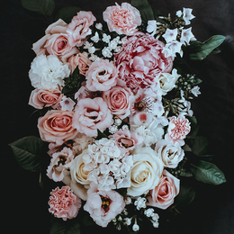 muted pastel flower subscription