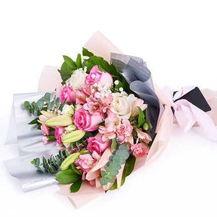 Pastel Dreams 12 Stem Mixed Rose Mother's Day Edition