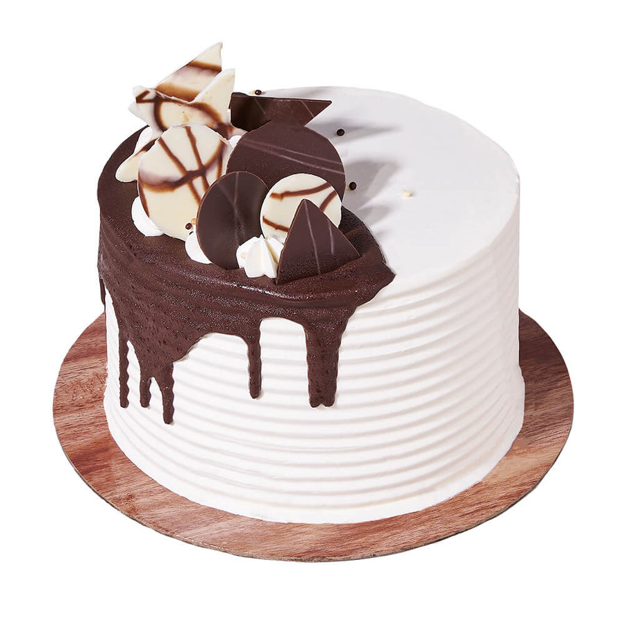 Black + White Layer Cake