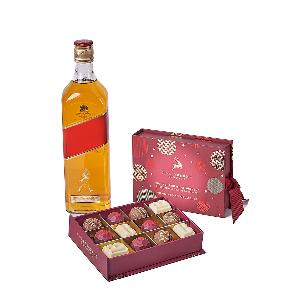 Christmas Liquor &amp; Chocolate Gift