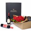 Grand Red Rose Gift With Chocolate & Heart & Thorn Canada Delivery