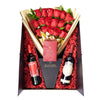 Grand Red Rose Gift With Chocolate & Heart & Thorn Canada Delivery