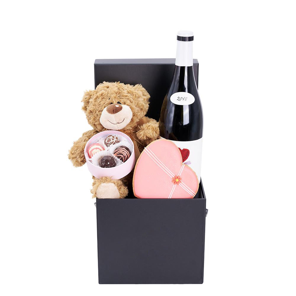 Mother’s Day Wine &amp; Teddy Gift Box
