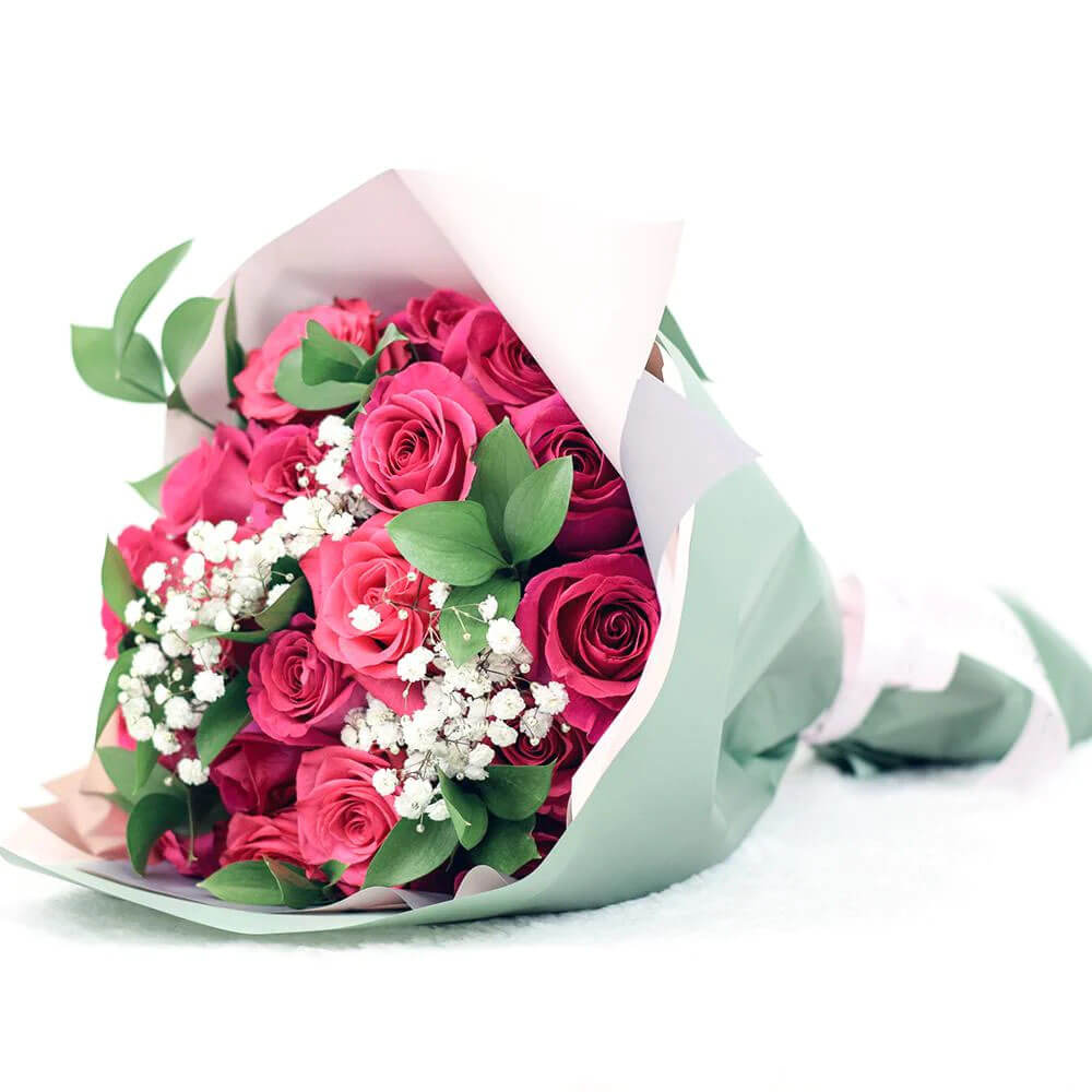 Pink Passion Rose Bouquet