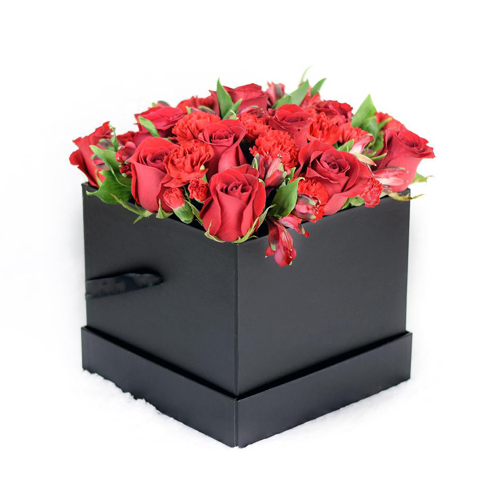 Red Radiance Box Rose Set
