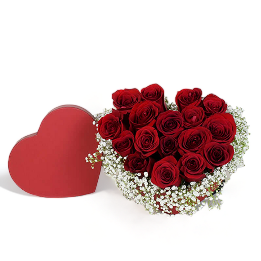 Valentine’s Day Rose Bouquet, Heart & Thorn Canada Delivery