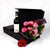 Valentines Day 12 Stem Red & Pink Rose Bouquet With Box & Wine