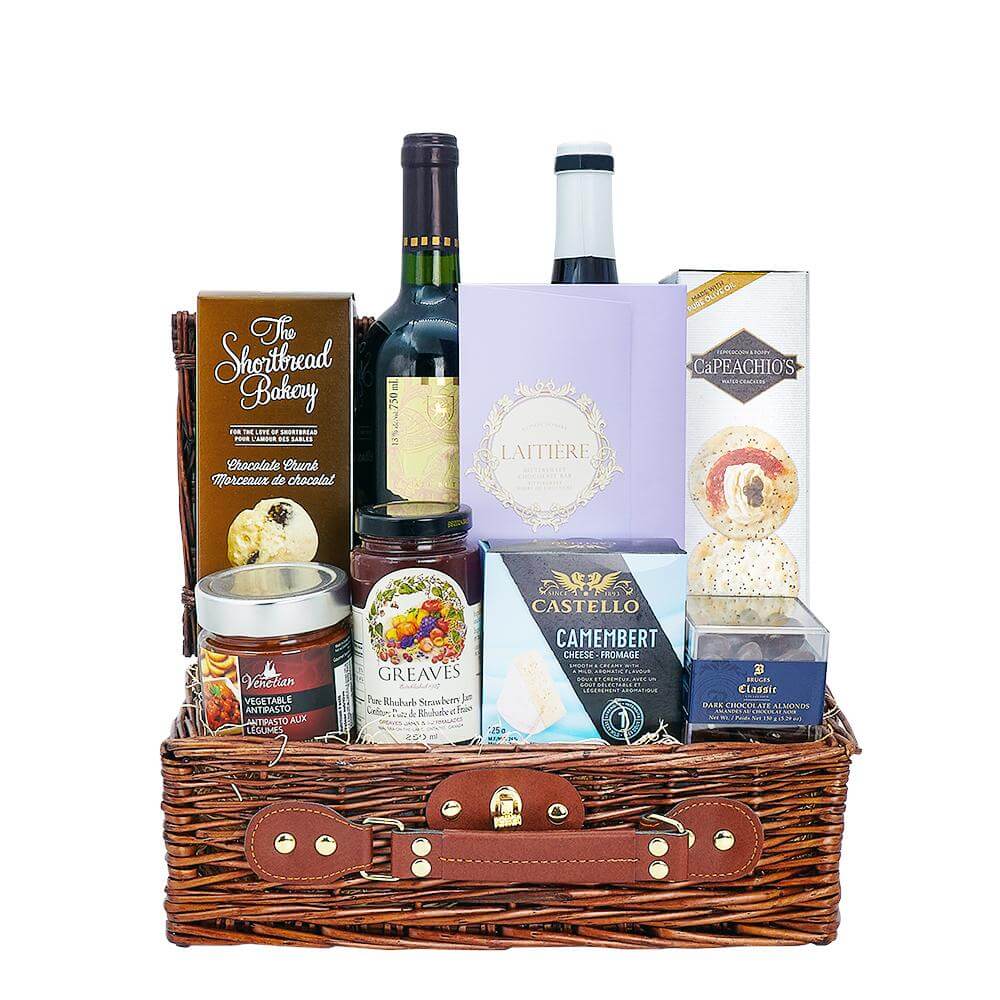 Ample Wine Gift Basket - Heart &amp; Thorn - Canada gift basket delivery