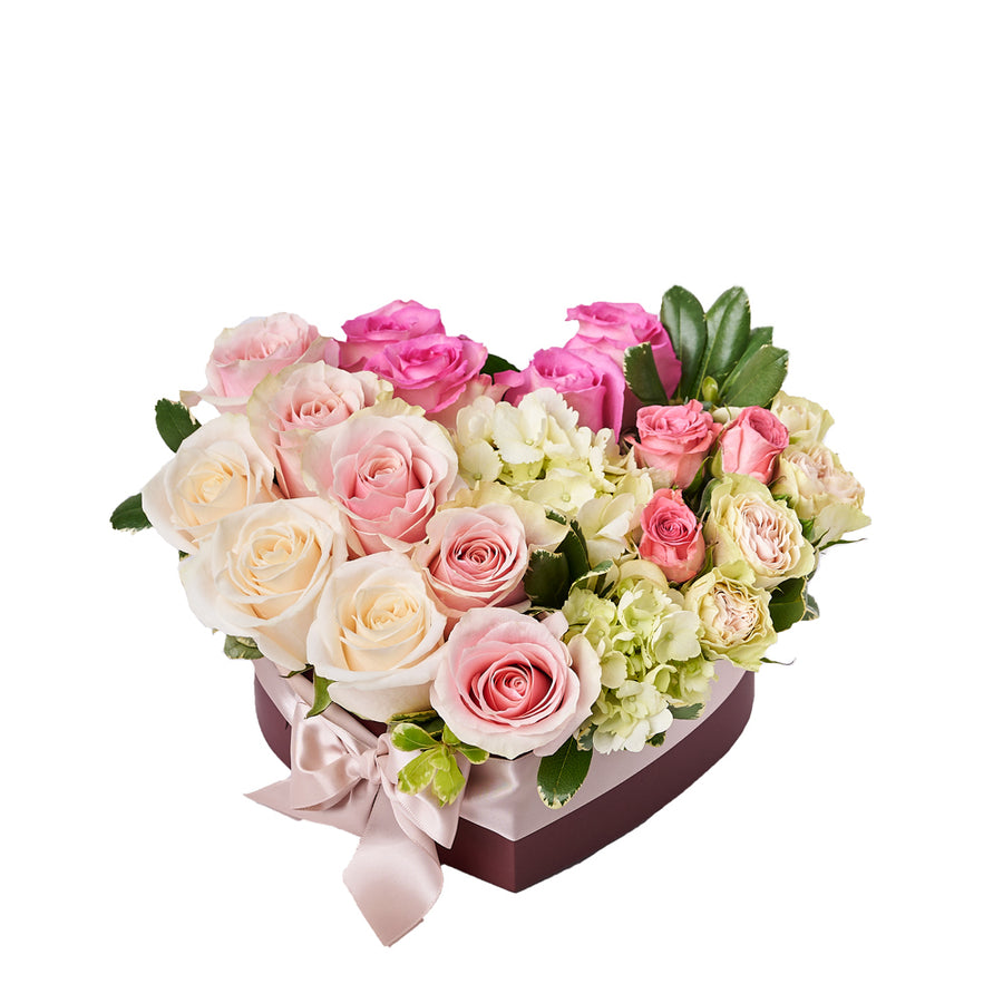Super large basket with fragrant hot pink roses and white orchids. The  Photo Shows A Premium Size. by FleurDeVera