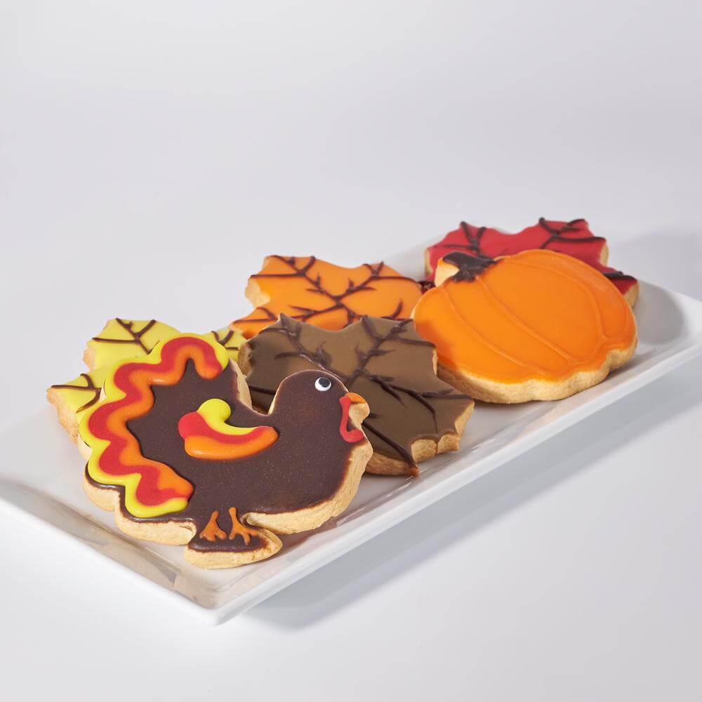 Assorted Fall Cookies - Heart &amp; Thorn - Canada cookie delivery