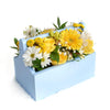Blue Garden Box Arrangement - Heart & Thorn - Canada flower delivery