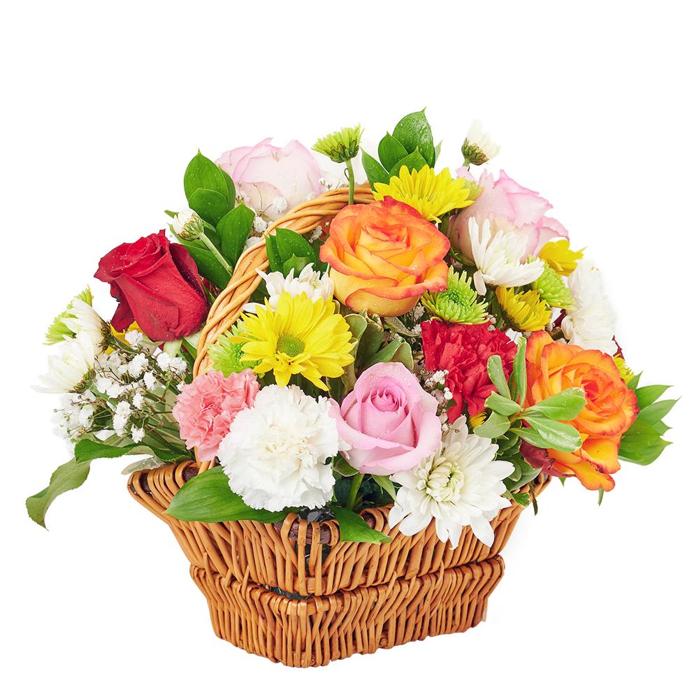 Bountiful Mixed Rose Arrangement - Heart & Thorn - Canada flower delivery