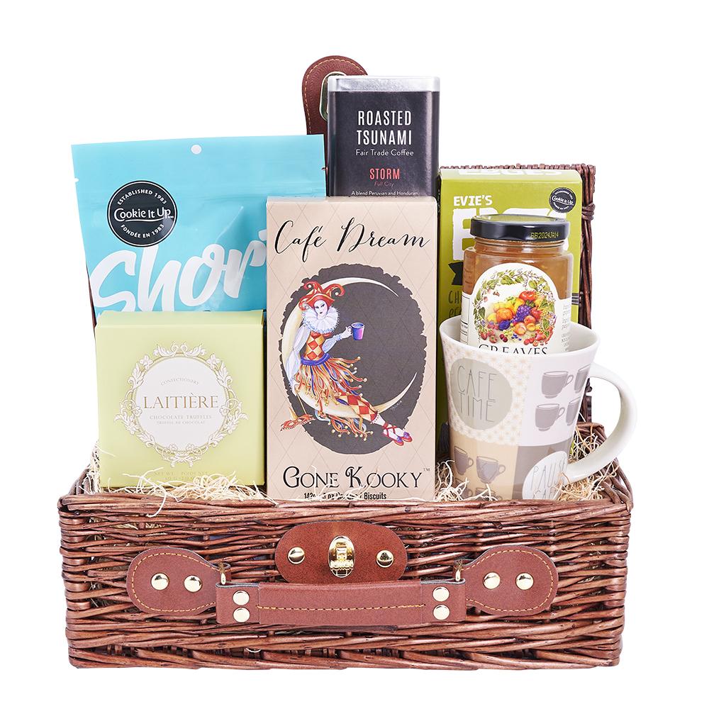 Bravely Bold Gourmet Coffee Gift Basket - Heart &amp; Thorn - Canada gift basket delivery