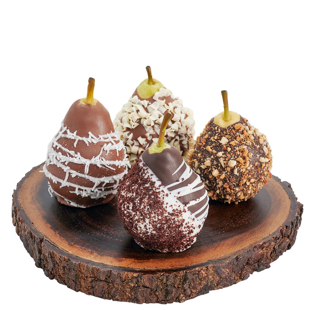 Chocolate Dipped Pears - Heart &amp; Thorn - Canada chocolate delivery
