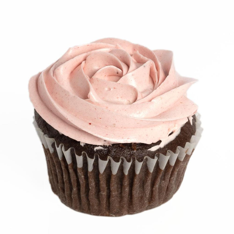Chocolate & Strawberry Buttercream Cupcakes - Heart & Thorn - Canada cupcakes delivery