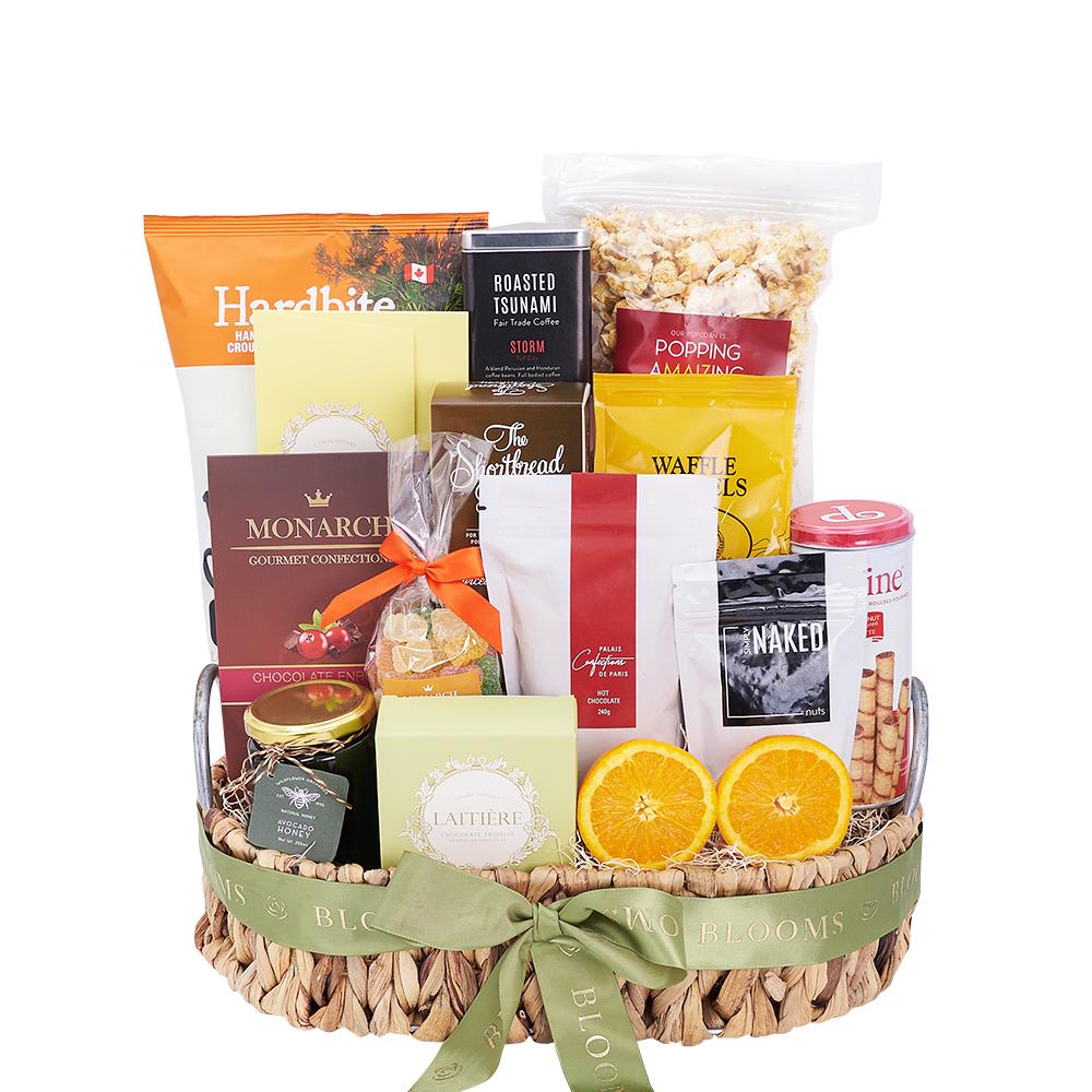 Classy Snacking Gift Basket - Heart &amp; Thorn - Canada gift basket delivery