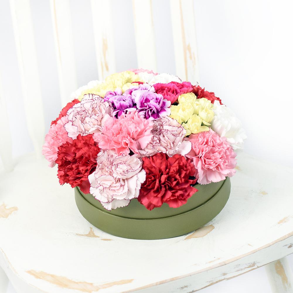 Colourful Radiance Flower Box Set - Heart &amp; Thorn - Canada flower delivery