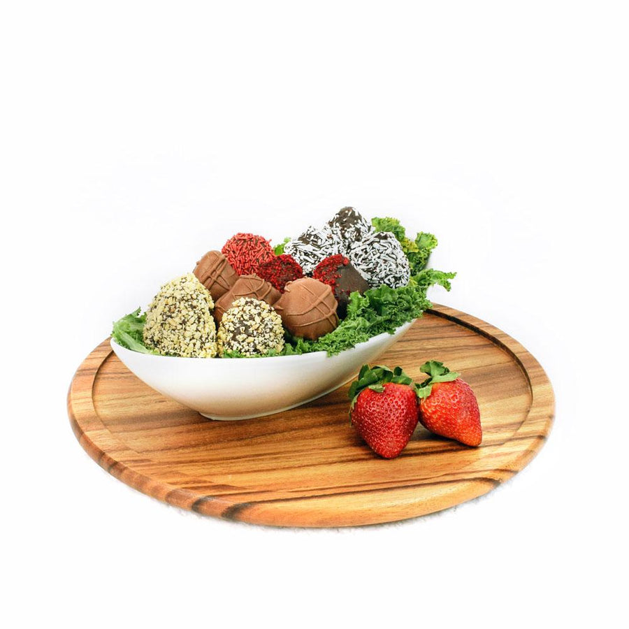 Dark Fantasy Chocolate Dipped Strawberries - Heart & Thorn - Canada chocolate delivery