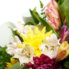 Eternal Sunshine Mixed Peruvian Lily Bouquet - Heart & Thorn - Canada flower delivery