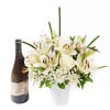Everyday Flower and Wine Gift - Heart & Thorn - Canada flower delivery