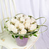 Exceptional White Rose Arrangement - Heart & Thorn - Canada flower delivery