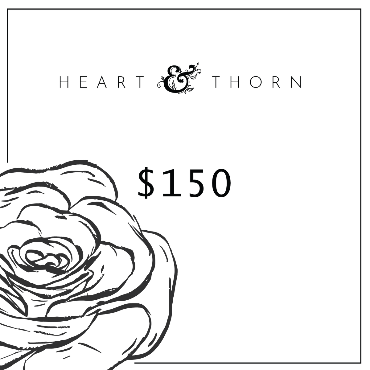 $150 Gift Certificate