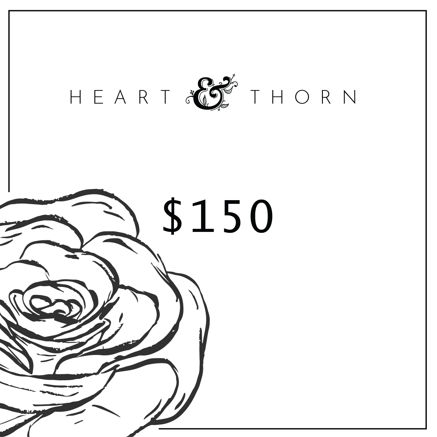 $150 Gift Certificate