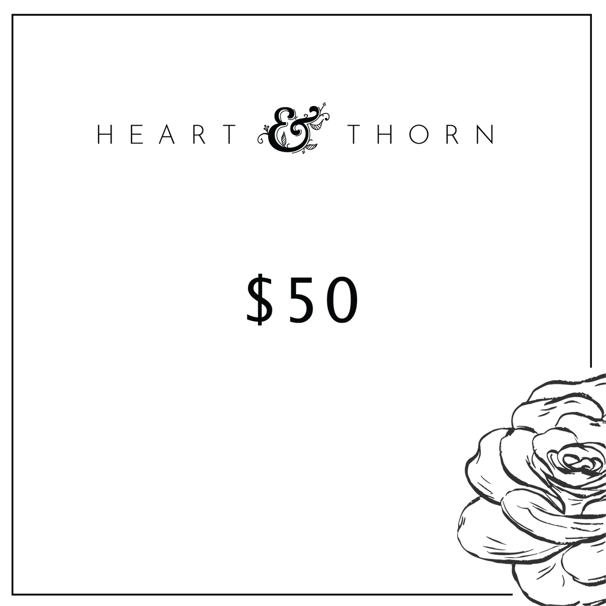 $50 Gift Certificate