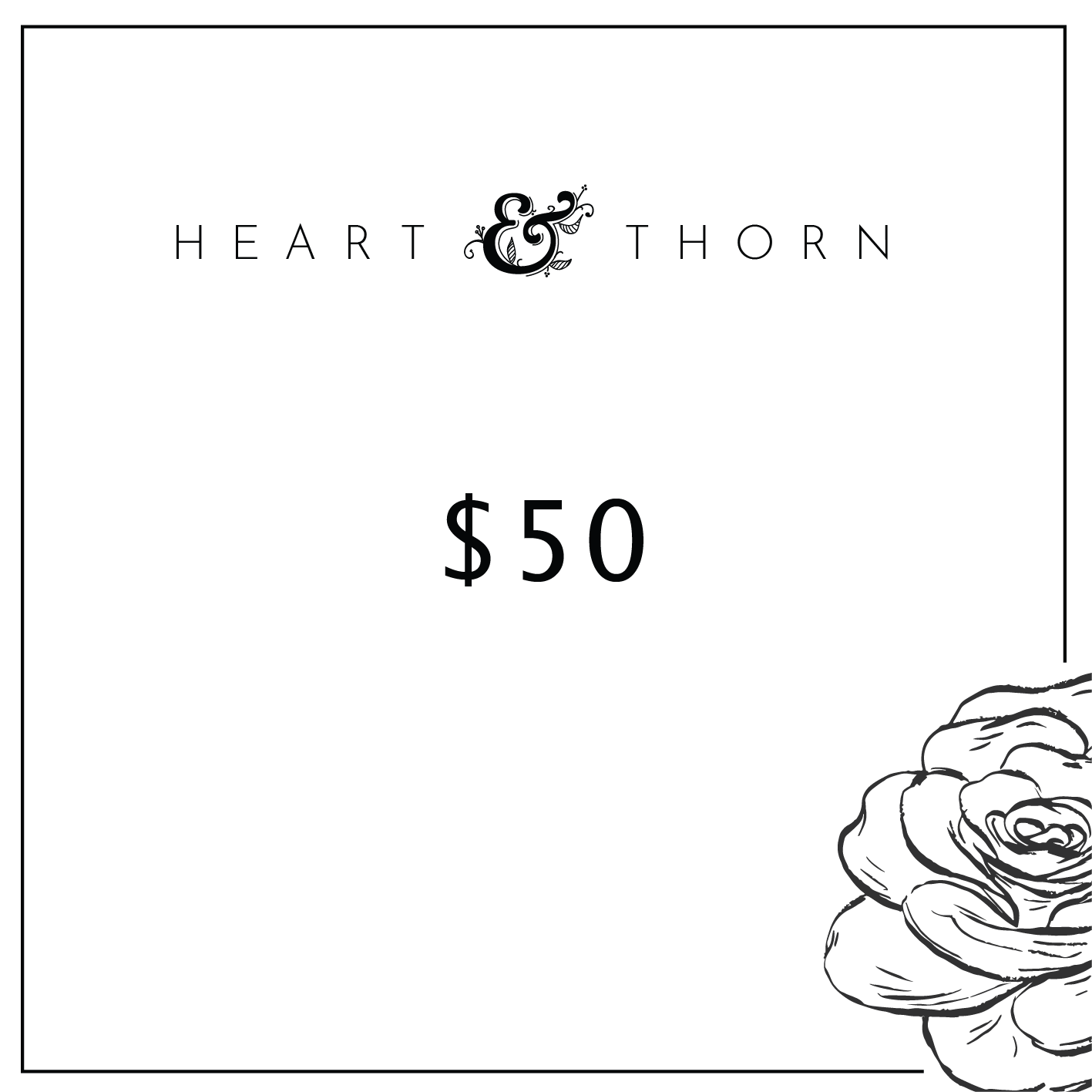 $50 Gift Certificate