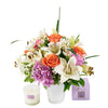 Heavenly Scents Flowers & Candle Gift - Heart & Thorn - Canada flower delivery