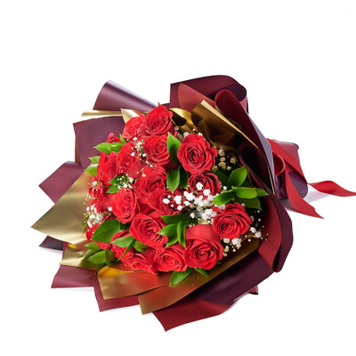 Valentine's Day 24 Red Roses Bouquet, roses, Valentine's day gifts, Canada Same Day Flower Delivery