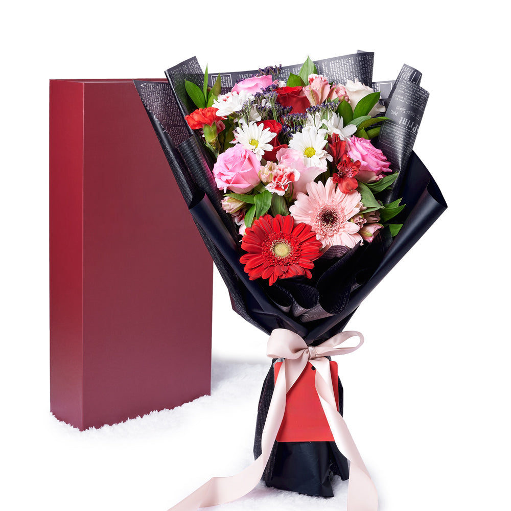 Valentine's Day Seasonal Bouquet &amp; Box, Canada Same Day Flower Delivery, Valentine's Day gifts
