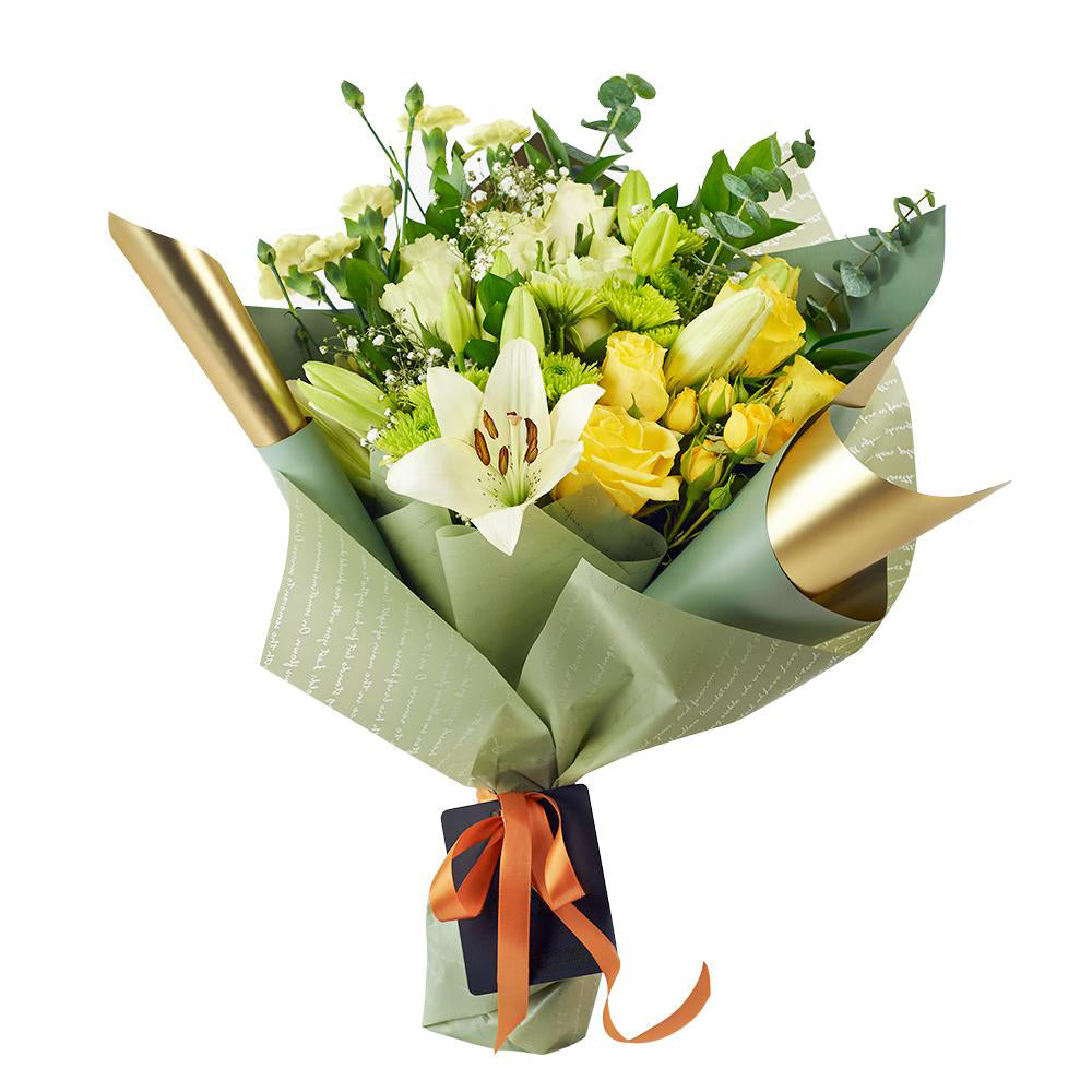 Joyful Renditions Floral Arrangement &amp; Gift Set - Heart &amp; Thorn - Canada flower delivery