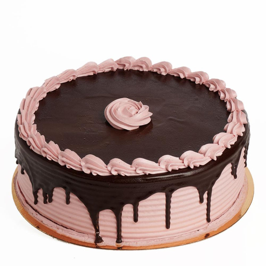 Large Chocolate Raspberry Cake - Heart & Thorn - Canada cake delivery