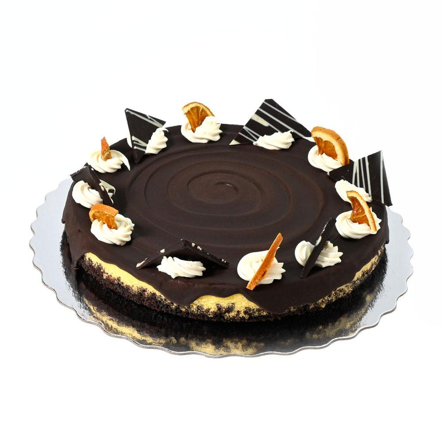 Large Chocolate Grand Marnier Cheesecake - Heart & Thorn - Canada cheesecake delivery