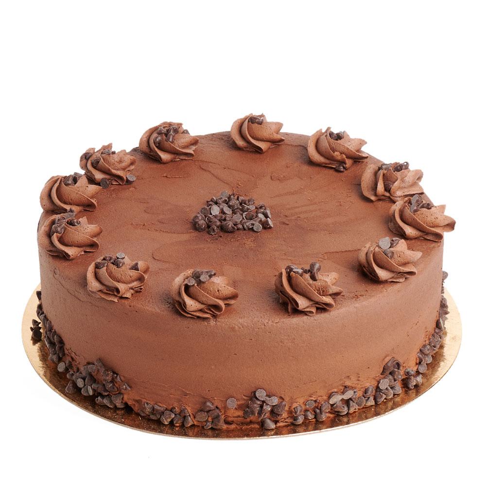 Large Vegan Chocolate Cake - Heart &amp; Thorn - Canada cake delivery