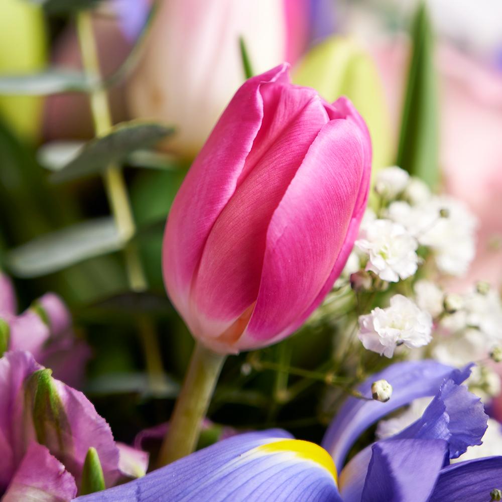 Lavender Whispers Iris Bouquet - Heart &amp; Thorn - Canada flower delivery