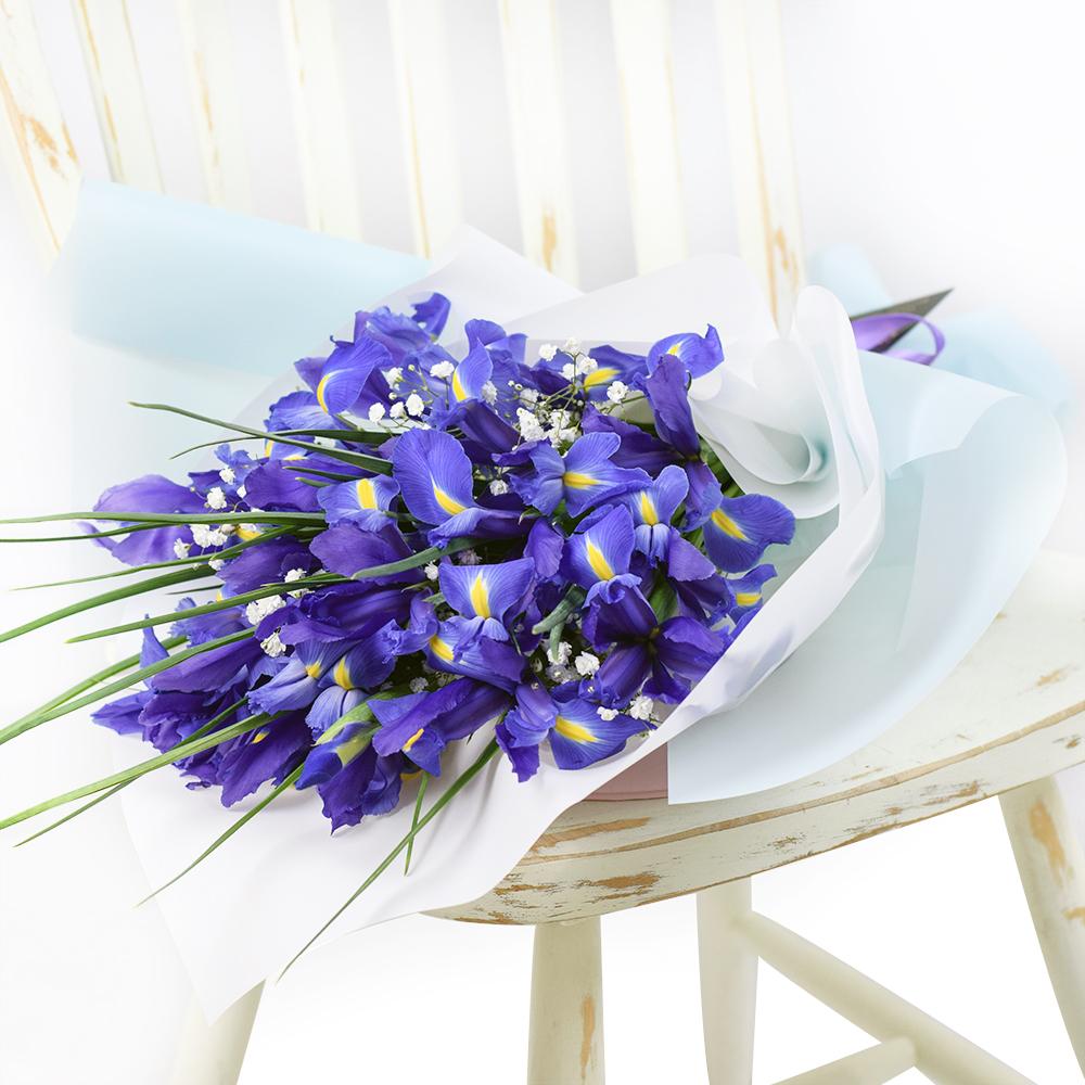 Lavish Lavender Iris Bouquet - Heart & Thorn - Canada flower delivery