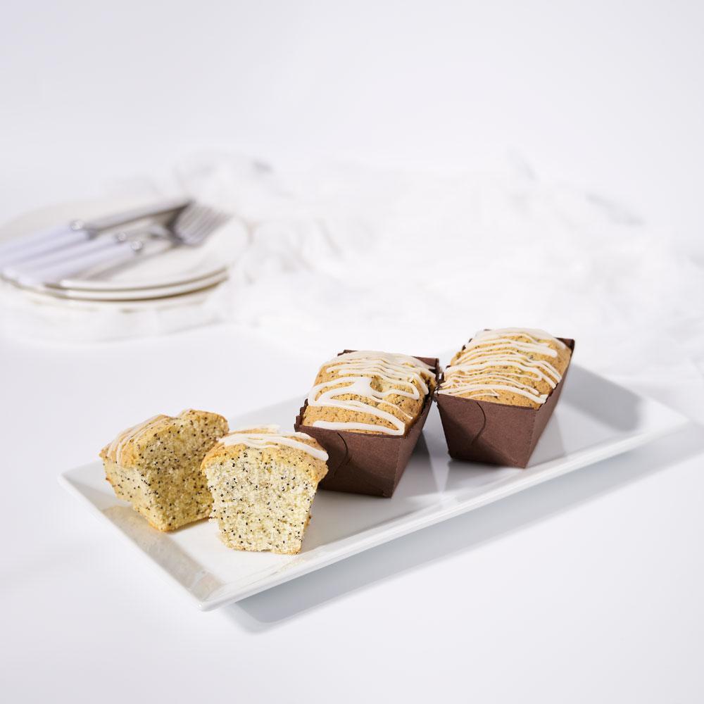 Lemon Poppy Seed Mini Loaf - Heart & Thorn - Canada cake delivery