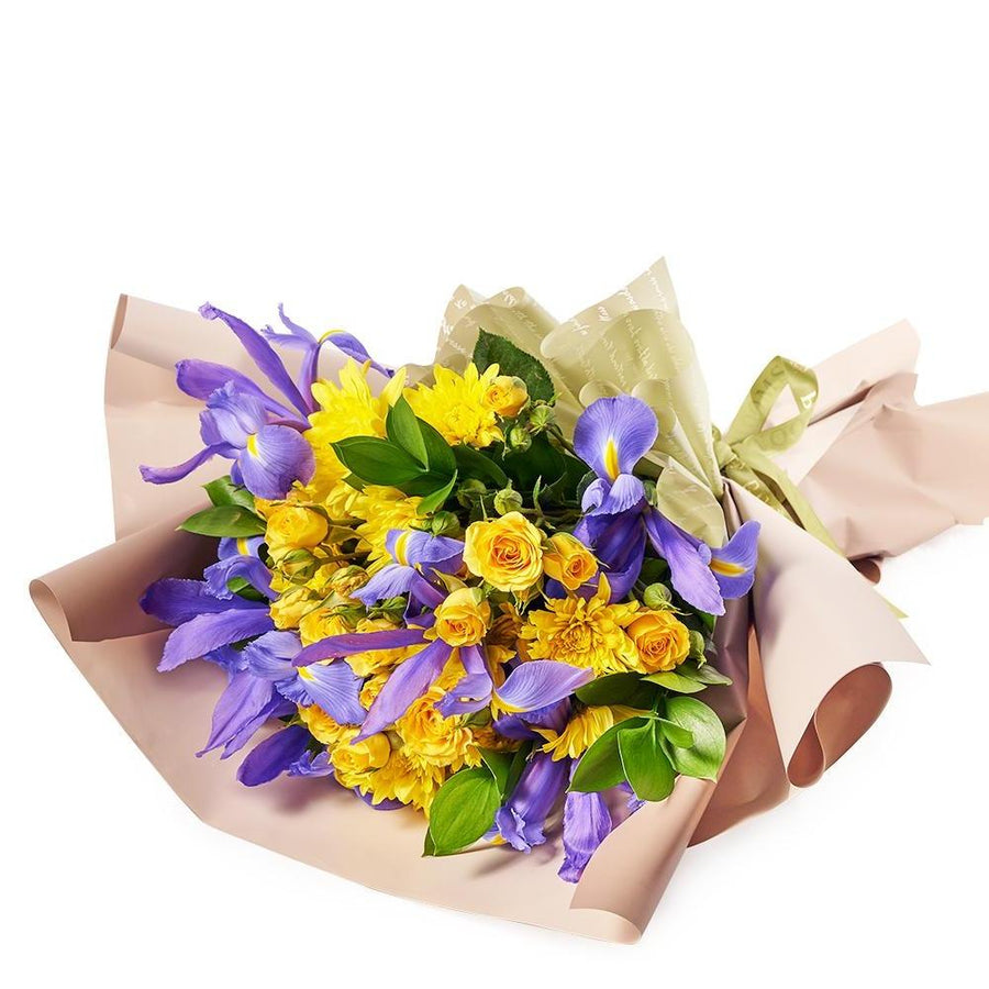 Luminous Lavender Iris Bouquet - Heart & Thorn - Canada flower delivery