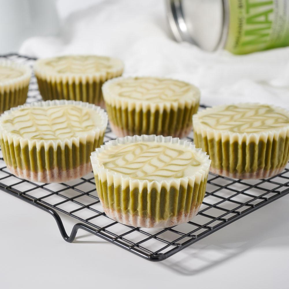 Matcha Cheesecake Cups - Heart &amp; Thorn - Canada cake delivery