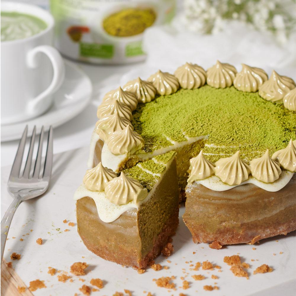 Matcha Cheesecake - Heart &amp; Thorn - Canada cake delivery