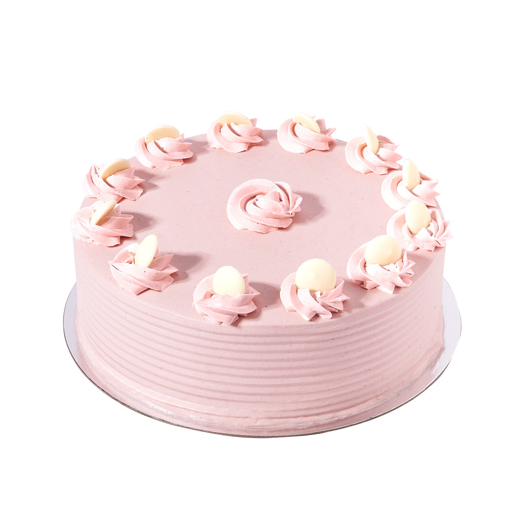 Large Strawberry Vanilla Cake - Heart &amp; Thorn - Canada cake delivery